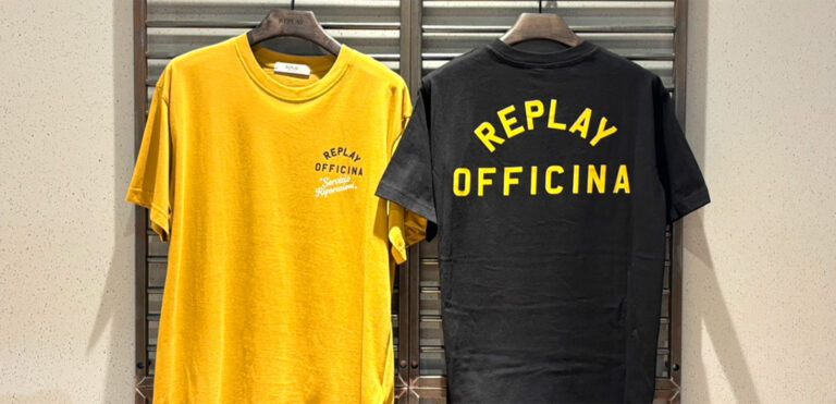 秋まで大活躍！<br>レトロ感のあるブラック×イエローTシャツ登場
